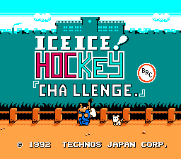 Ice Ice! Hockey Challenge (English Translation) Title Screen